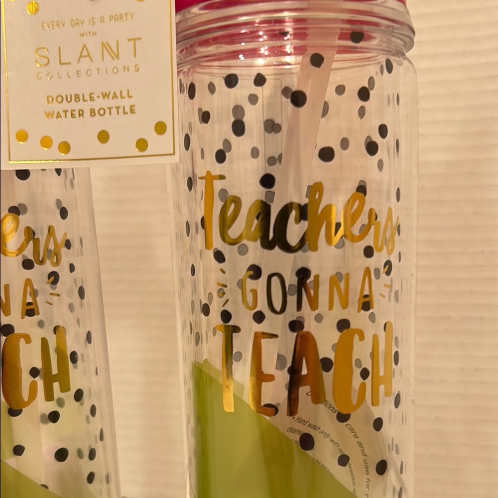New Slant Collections Polka Dot Water Bottles - Teachers Gonna Teach